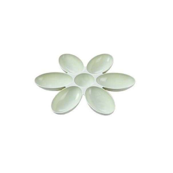 Divided Bowl for Dogs and Cats light green