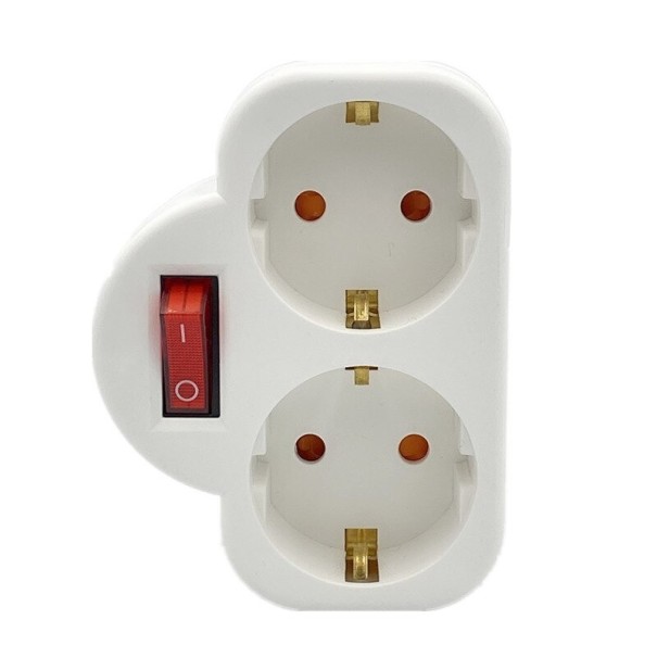 Divisor de enchufe con interruptor 1