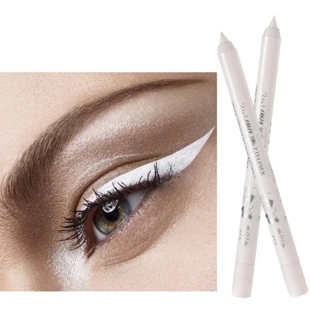 Dlhotrvajúca ceruzka na oči Vodeodolná ceruzka na očné linky Gélové očné linky biela