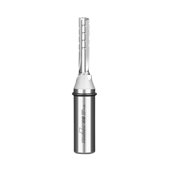 Dlouhá drážkovací fréza 7 x 30 mm Stopka 1/2 palce 12,7 mm Trojbřitá s břity z tvrdokovu TCT Stříbrná Hluboké drážky do dřeva a desek 1