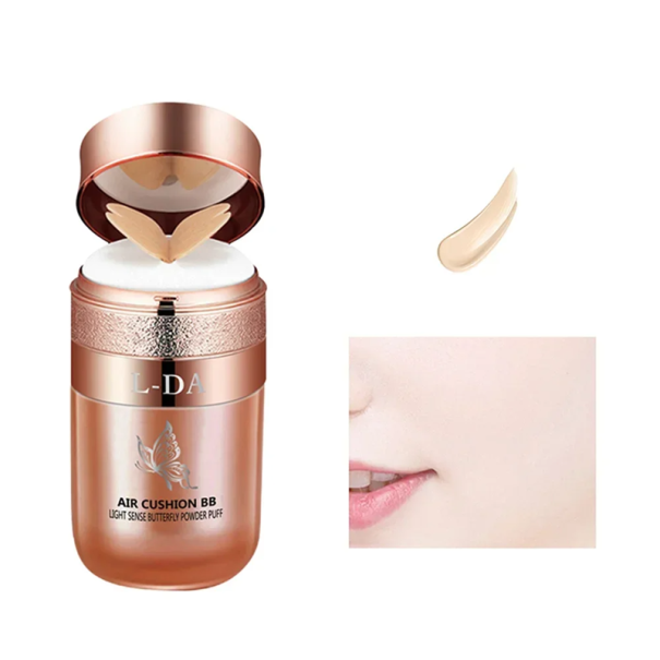 Długotrwały wodoodporny nawilżający krem CC z efektem rozświetlającym i poduszką powietrzną Korektor do makijażu 30 ml Ivory white