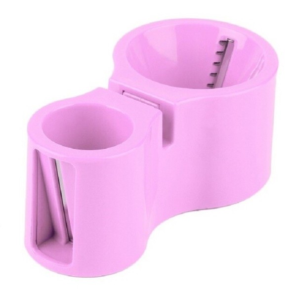 Dobbelt spiralriver rosa
