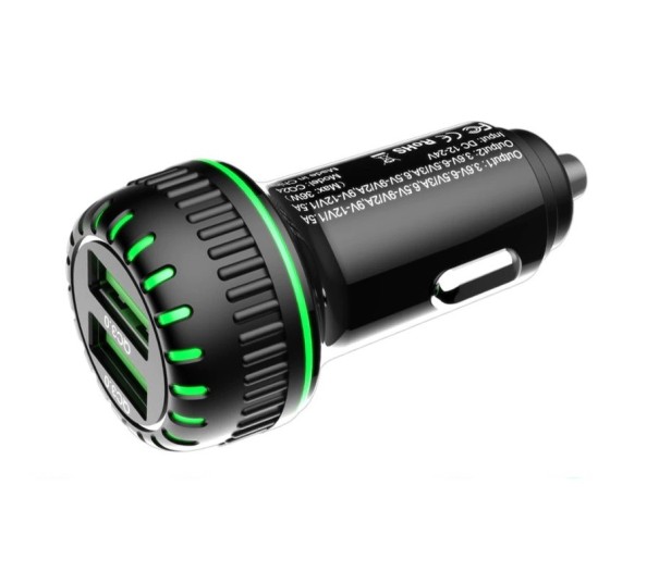 Dobbelt USB K809 biloplader 1