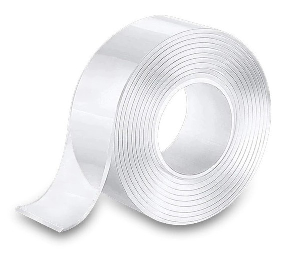 Dobbeltklæbende tape 20 mm 1 m