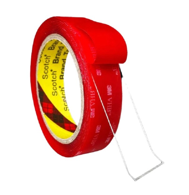 Dobbeltklæbende tape 3 m 25 mm