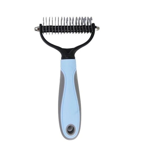 Dog Brush light blue