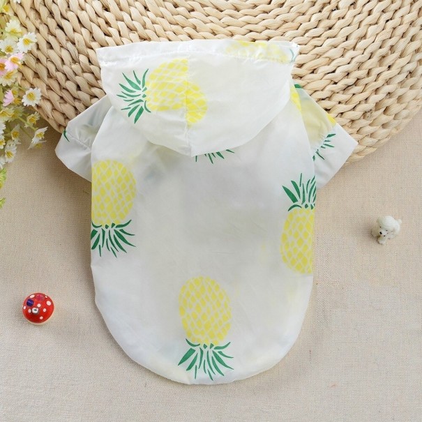 Dog Raincoat C1156 yellow L