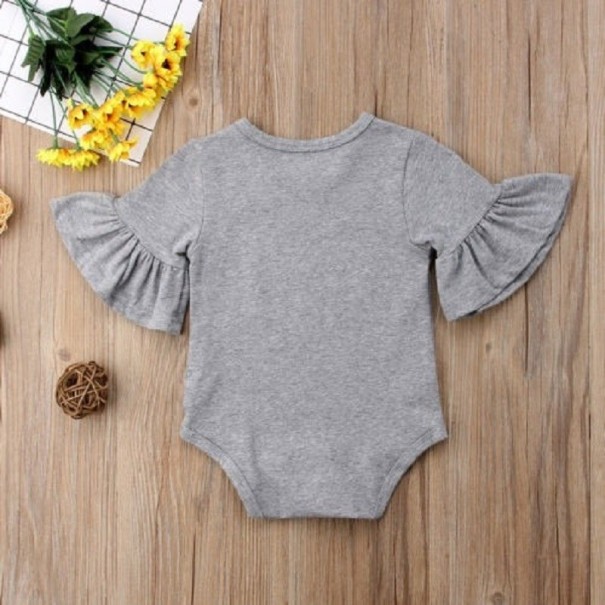 Dojčenské body N770 sivá 12-18 mesiacov