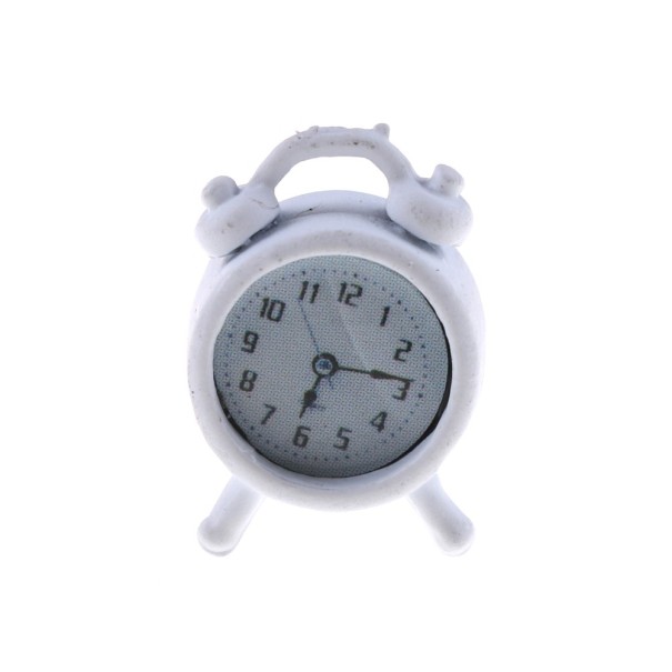 Doll Alarm Clock white