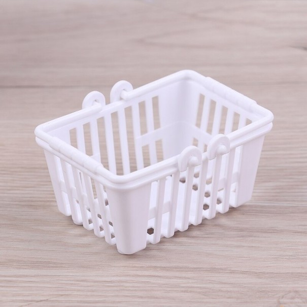 Doll Shopping Basket A2143 white
