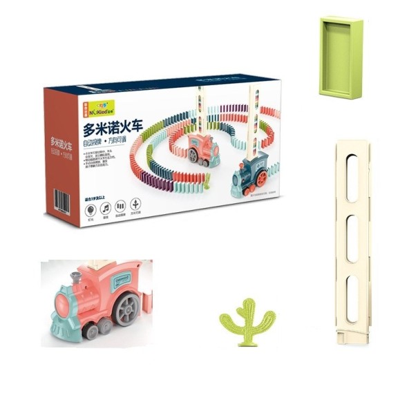 Domino-bygningstog G3035 rosa