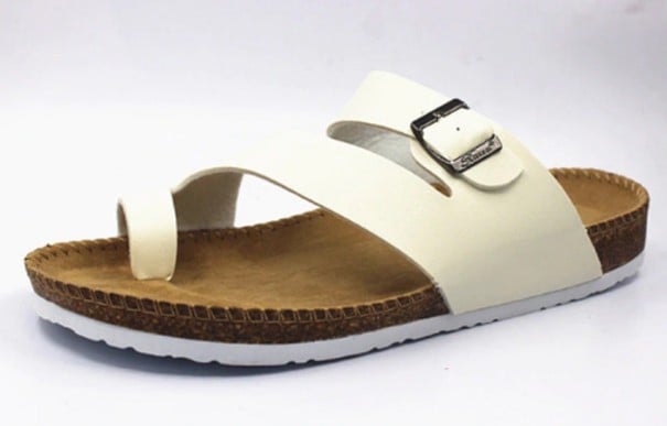 Domowe buty - kapcie biały 46