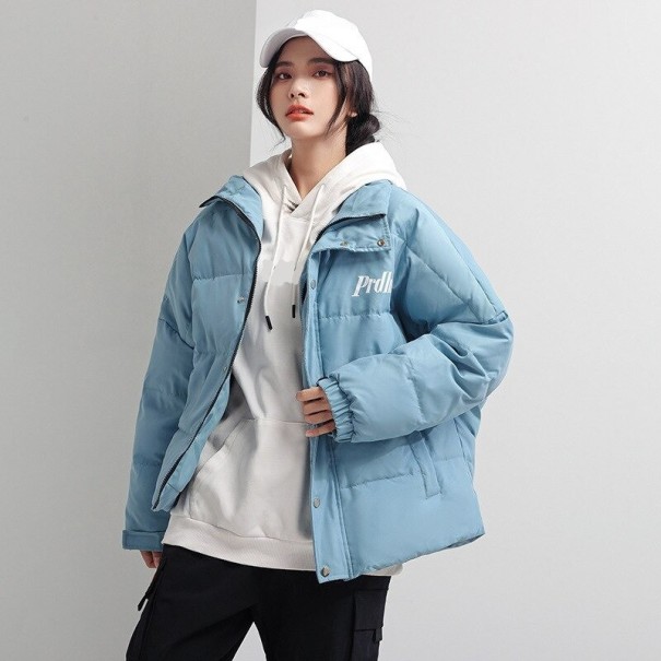Dons winterjas P2538 lichtblauw L