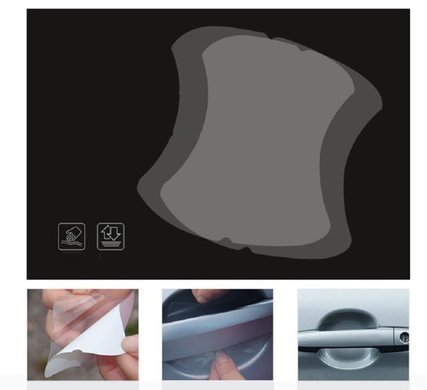 Door Handle Protective Film 5 pcs 1