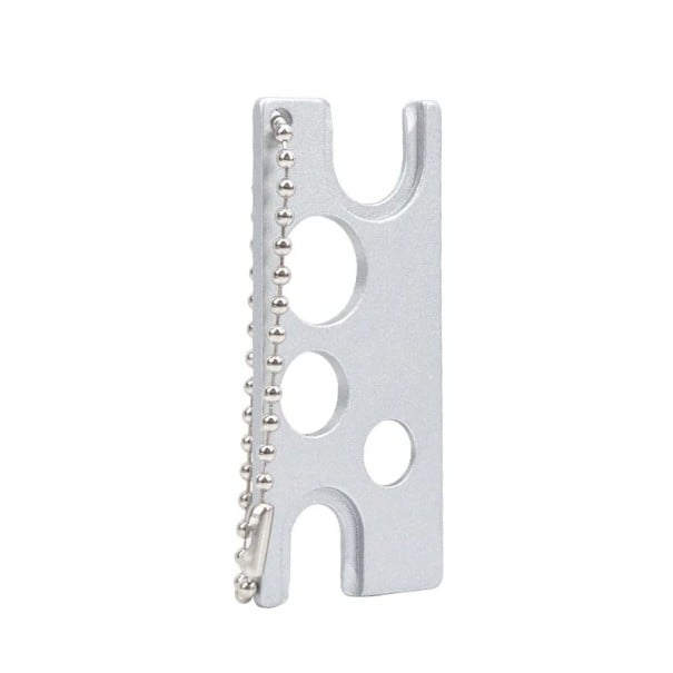 Dopener voor deksels 6 x 2,8 cm van roestvrij staal Hete tool voor universele wimperlijm Antiblokkerende kop Cosmetisch accessoire zilver