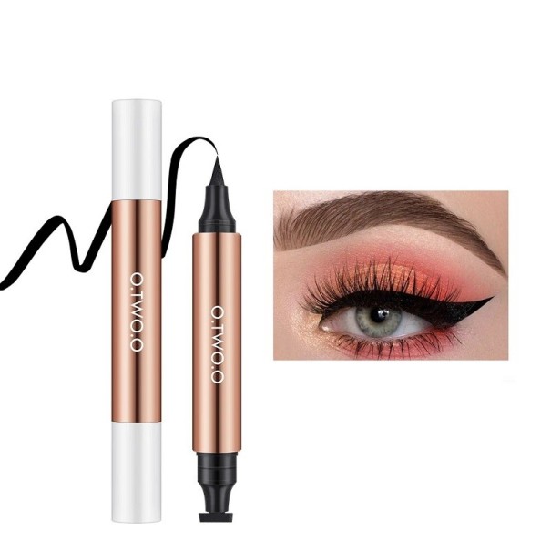 Doppelseitiger schwarzer flüssiger Eyeliner, wasserfester Eyeliner 1