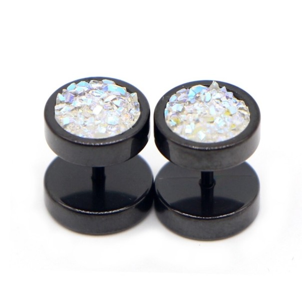 Dopuri false cu cristale negru 7