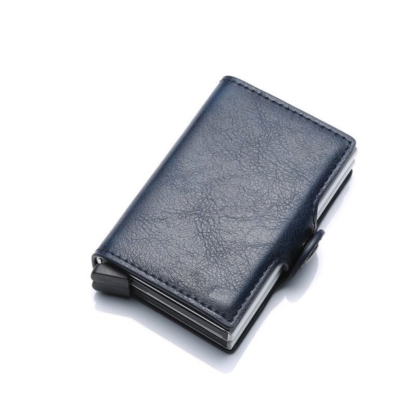 Double Card and Banknote Holder dark blue