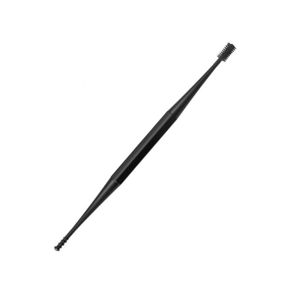 Double-Sided Ear Cleaning Tool black