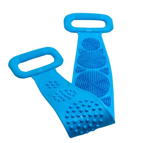 Douche massage riem blauw