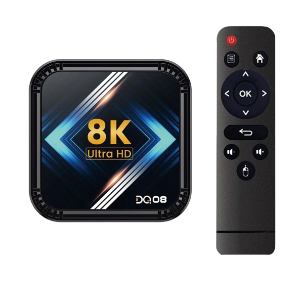 DQ08 Android TV Box 4/64GB 8K Ultra HD 1