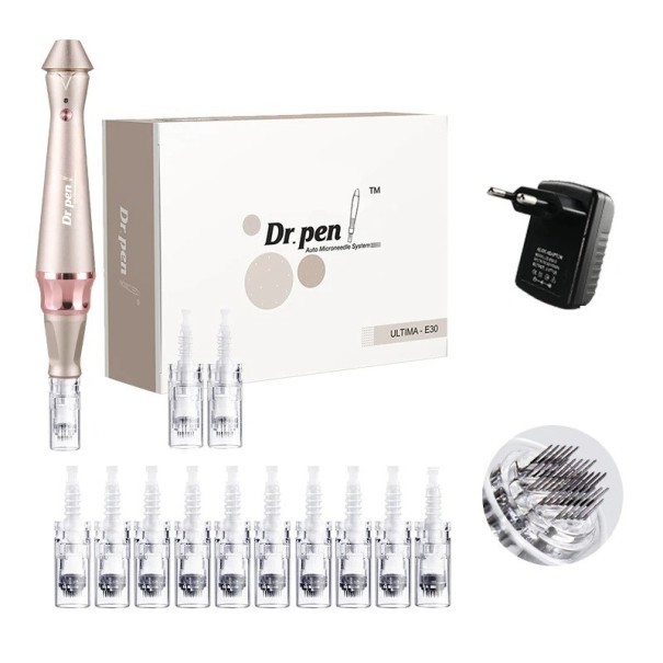 Dr. Electric Pen Pen Ultima E30 36PIN patron Microneedling-enhed Mesoterapi 1
