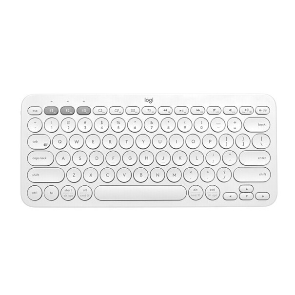 Draadloos Bluetooth-toetsenbord K301 wit