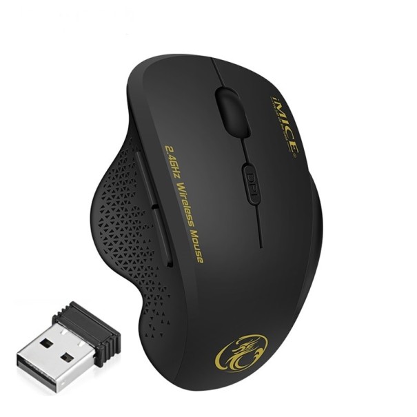 Draadloze gamingmuis 1600 DPI zwart
