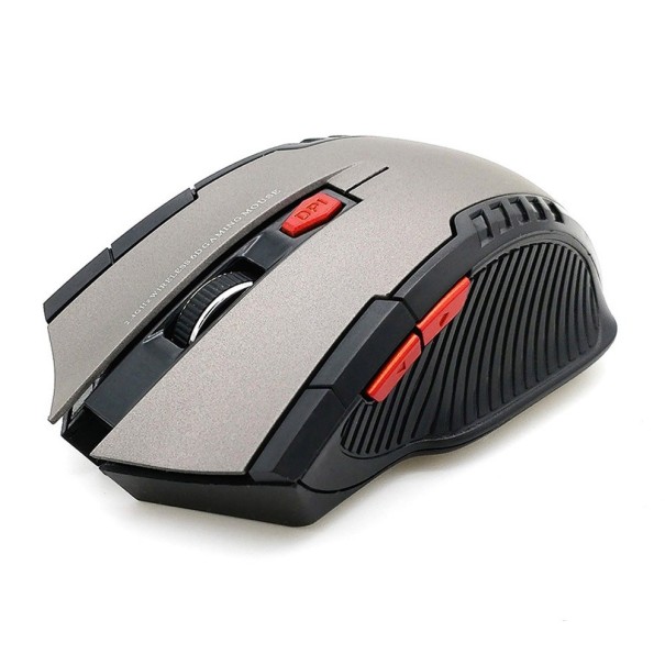 Draadloze gamingmuis 2000 DPI grijs