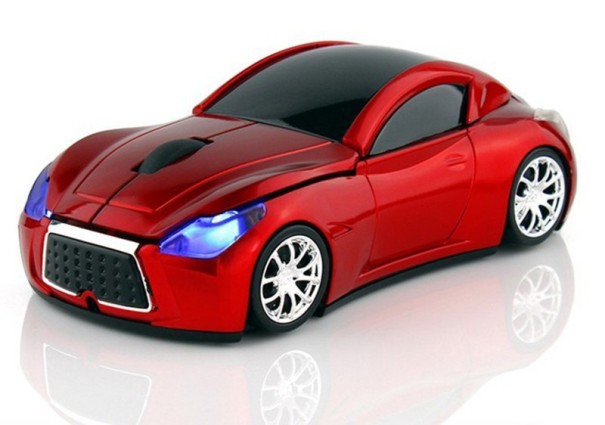 Draadloze muis Sportwagen J2308 rood