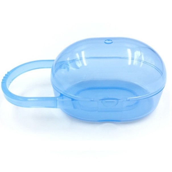 Draagbare fopspeendoos blauw