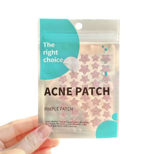 Draagbare hydrokoloidpleisters voor puistjes 40 st Neembare dekpleisters voor acne Zacht voor de gevoelige huid Discreet ontwerp lichtroze