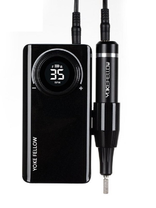 Draagbare nagelslijper zwart