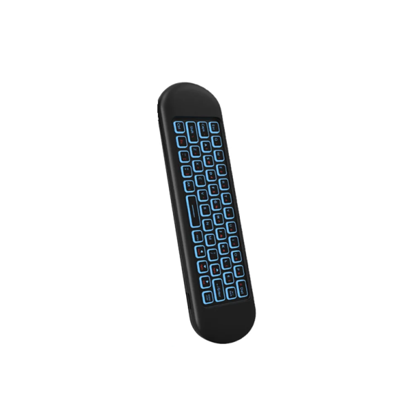 Drahtlose Fernbedienung mit Sprachsteuerung, Mini-Bluetooth-Tastatur, 7-farbige Hintergrundbeleuchtung, 2,4 GHz, für Windows, Mac, Android 1