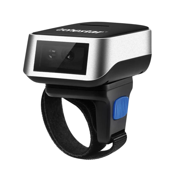 Drahtloser Barcode-Scanner, Mini-Finger-Barcode-Scanner, 1D-Barcode-Scanner 1