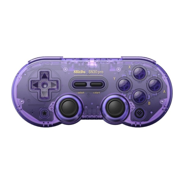 Drahtloser Bluetooth-Gaming-Controller SN30 Pro Sonderedition USB-C Vibrations-Gamepad für PC Switch Android Steam lila