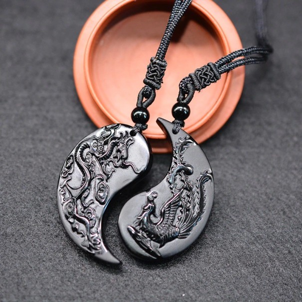 Drakehalsband för män 2 st 1