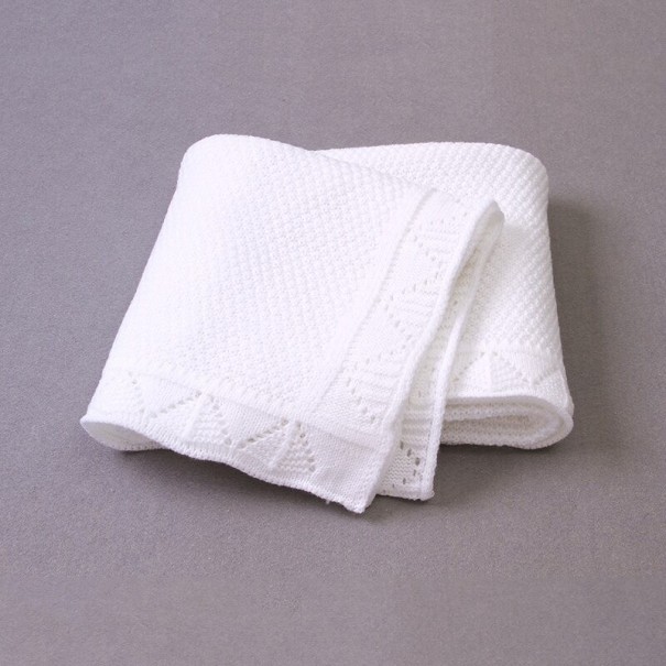 Drap de bébé E452 blanc