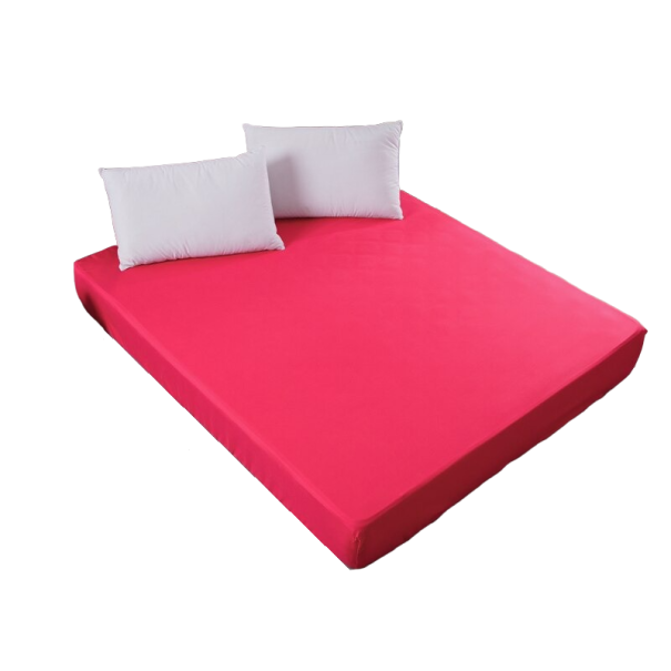 Drap housse 140 x 200 cm P3703 rose foncé