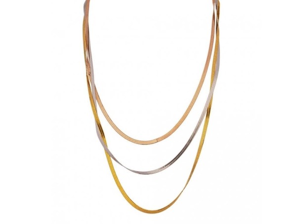 Dreifache Flachkette für Damen 2