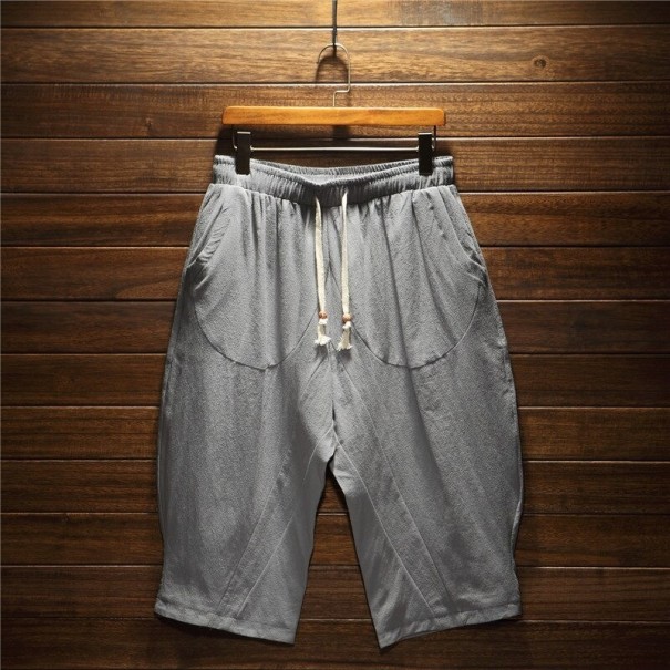 Dreiviertelhose für Herren F1540 grau XL