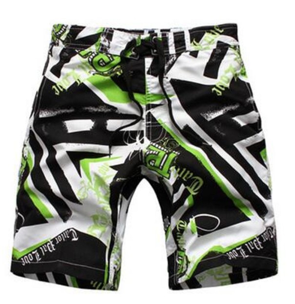 Drenge strandshorts J1941 grøn 9