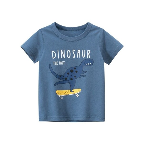Drenge-T-shirt B1601 mørkeblå 12-24 måneder