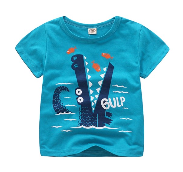 Drenge-T-shirt med krokodilleprint 3