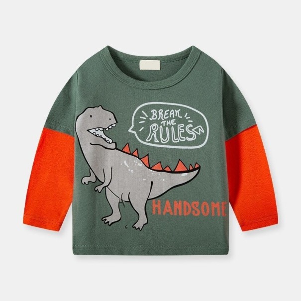 Drenge T-shirt med lange ærmer B1486 6 G