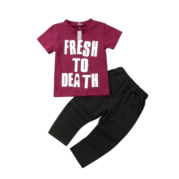Drenge T-shirt og bukser L1641 2