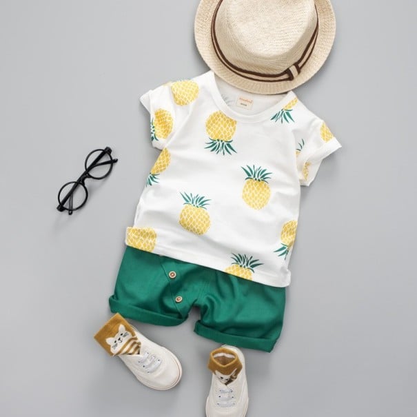 Drenge-T-shirt og shorts L1622 4 A