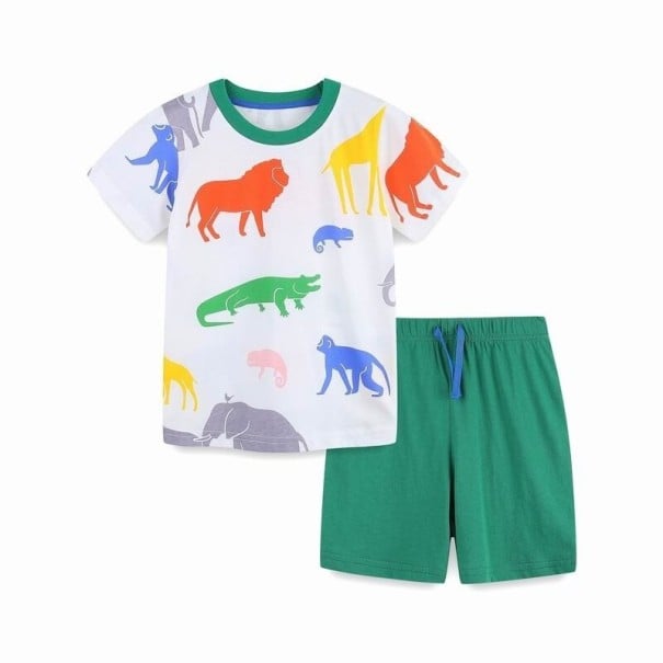 Drenge T-shirt og shorts L1698 6 M