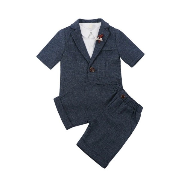 Drengejakke, skjorte og shorts 8