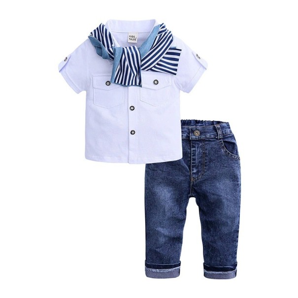 Drengeskjorte og jeans L1572 4